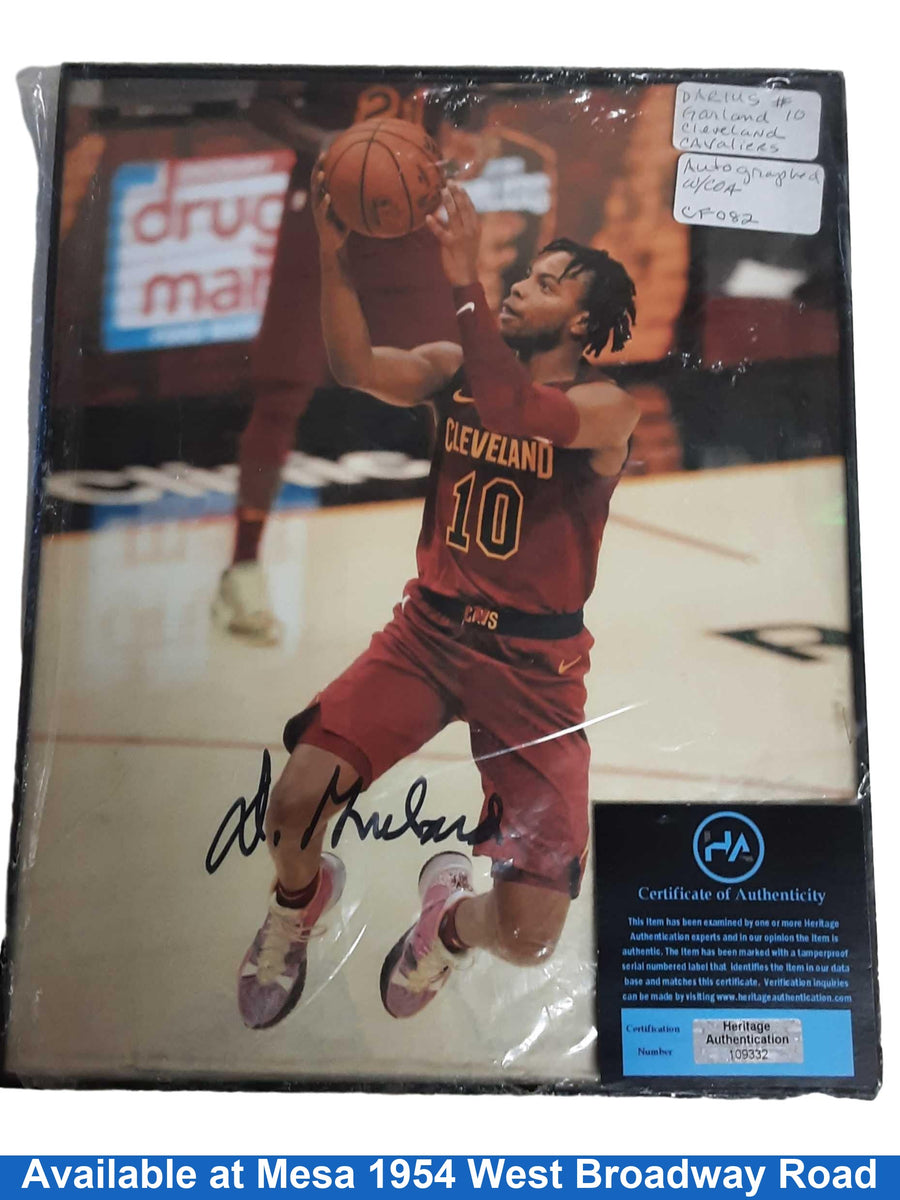Darius Garland Upper Deck Signed Black Other Collectible