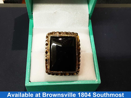 Women's Ring - Yellow Gold 10k (.417) 5.8 grams Size 6.5