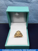 Women's Ring - Yellow Gold 14k (.585) 5 grams Size 7