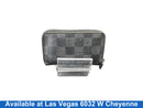 Louis Vuitton Damier Graphite Zippy Coin Purse Black Wallet