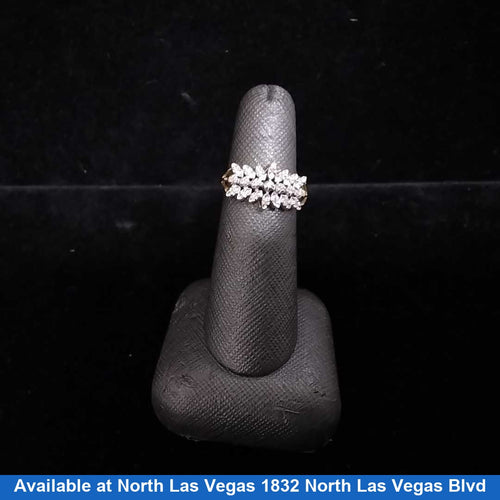 Women's Ring - Yellow Gold 10k (.417) 2.6 grams Size 6.5