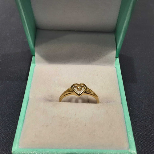 Women's Ring - Yellow Gold 10k (.417) 1.3 grams Size 20
