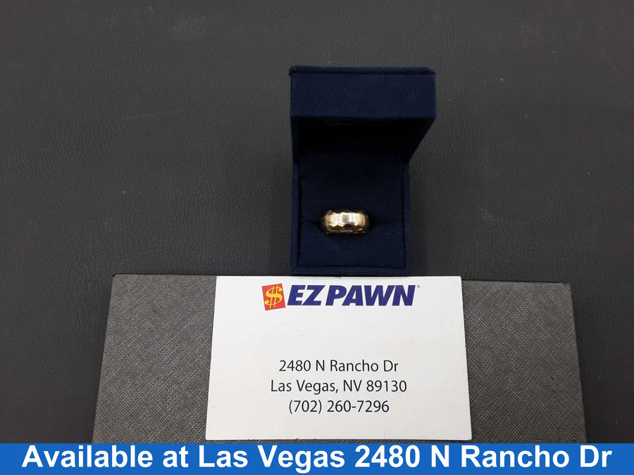 Ring - Wedding Band - Yellow Gold 14k (.585) 9.3 grams Size 20