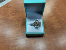 Ring - Wedding Set - White Gold 14k (.585) 8.2 grams Size 7.5
