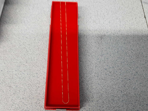 Box Chain - Yellow Gold 10k (.417) 1.1 grams 14 inch