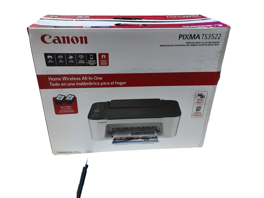 Canon Ts3522 White Printer