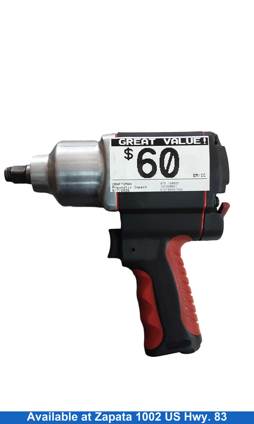 Craftsman 875.168820 Black Pneumatic Impact Drill