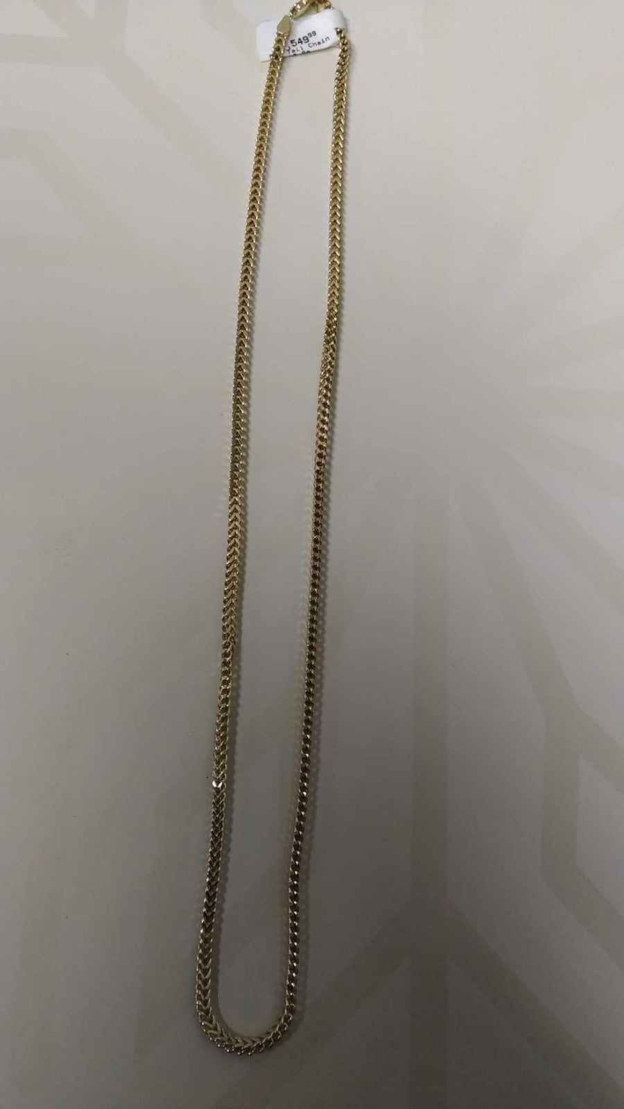 Fox Tail Chain - Yellow Gold 14k (.585) 10.9 grams 22 inch