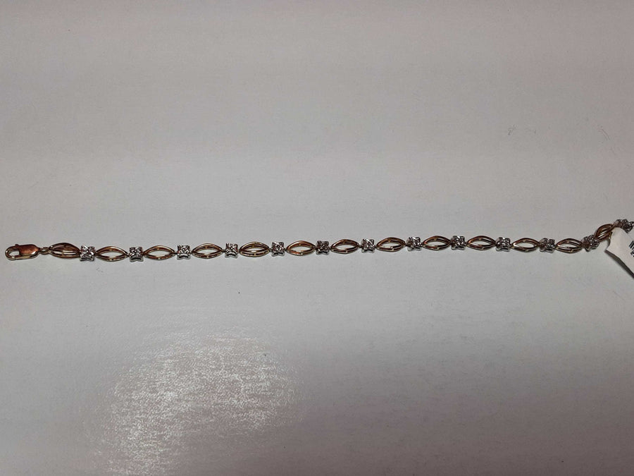 Bracelet - Yellow Gold 10k (.417) 6 grams 7 inch