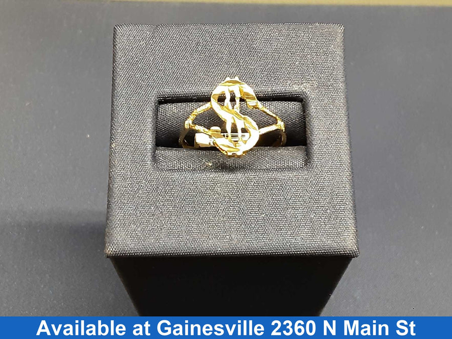 Women's Ring - Yellow Gold 10k (.417) 1.3 grams Size 6