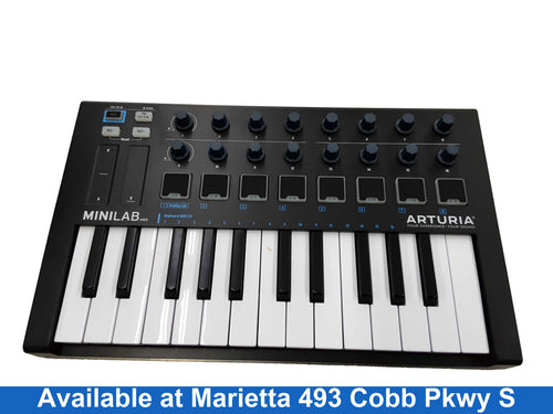 Arturia Mini Lab Mkii Black Audio Equipment