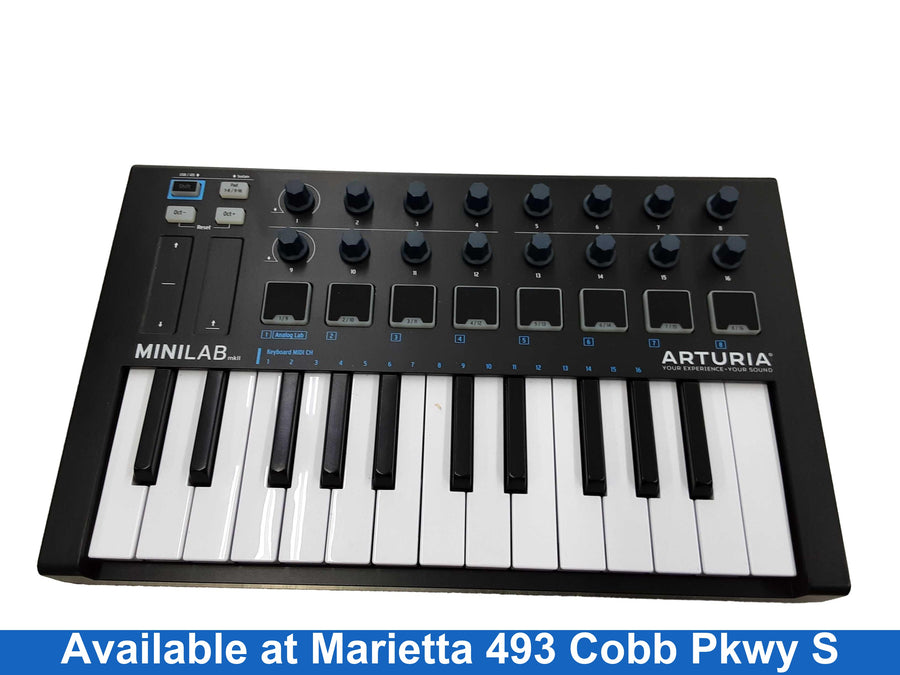 Arturia Mini Lab Mkii Black Audio Equipment