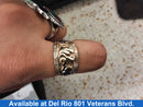 Women's Ring - Yellow Gold 10k (.417) 5.2 grams Size 7.5