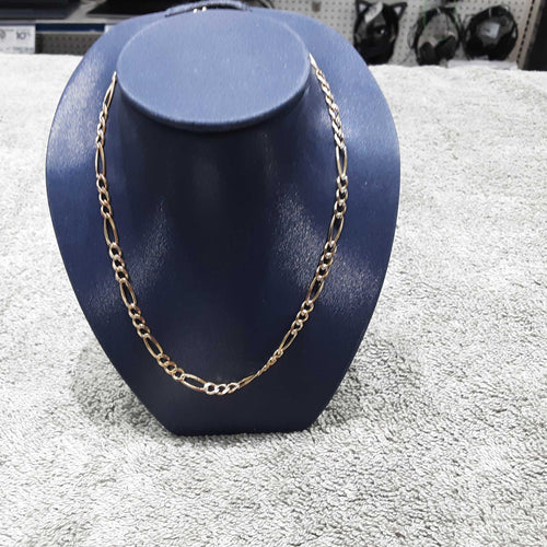 Figaro Chain - Yellow Gold 10k (.417) 8.7 grams 22 inch