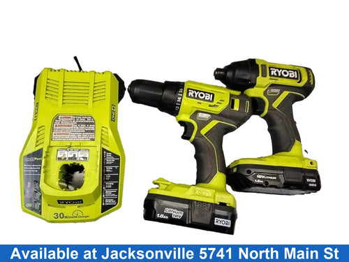 Ryobi P215vn Green Cordless Standard Drill