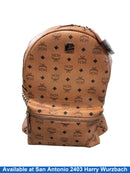 Mcm Viestos Coated Canvas Brown Backpack / Briefcase / Bag