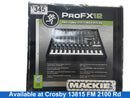 Profx Fx12 Black Misc. Home Stereo Component