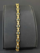 Tennis Bracelet - Yellow Gold 14k (.585) 19.5 grams 7 inch
