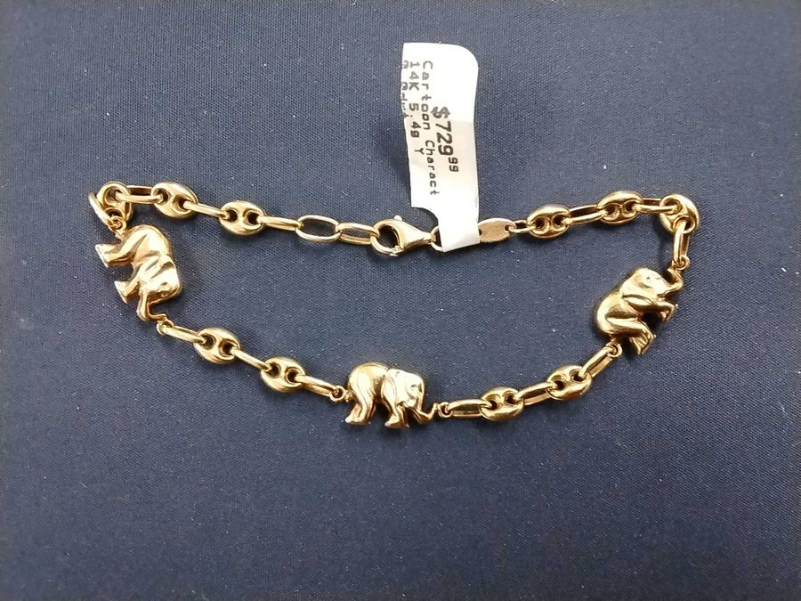 Bracelet - Yellow Gold 14k (.585) 5.4 grams 6 inch