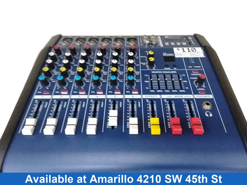 Imeshbean Pmx602d-usb Blue Analog Mixer