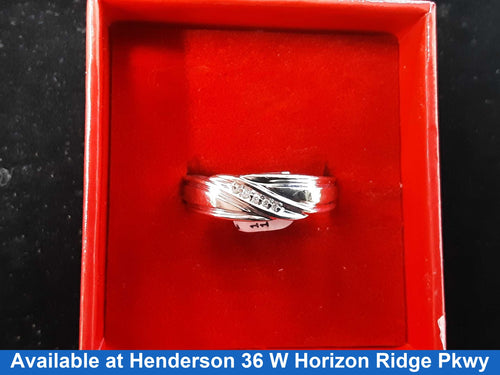 Ring - Wedding Band - White Gold 10k (.417) 4.8 grams Size 20