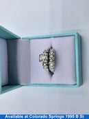 Ring - Engagement Set - White Gold 14k (.585) 6.5 grams Size 7.5