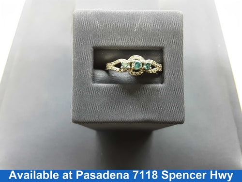 Women's Ring - White Gold 10k (.417) 2.9 grams Size 20