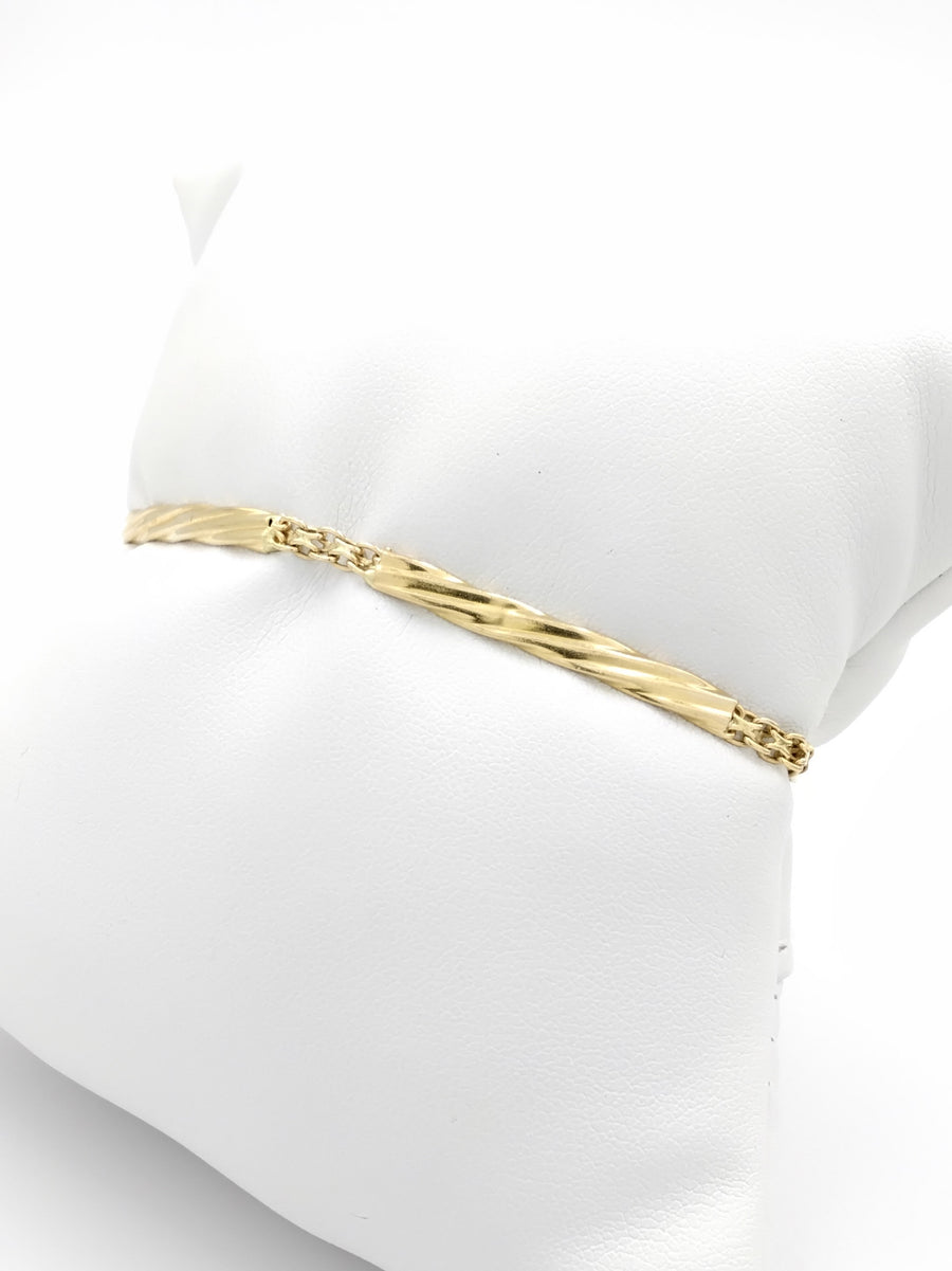 Bracelet - Yellow Gold 18k (.750) 5.9 grams 7 inch