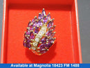 Women's Ring - Yellow Gold 14k (.585) 11 grams Size 8