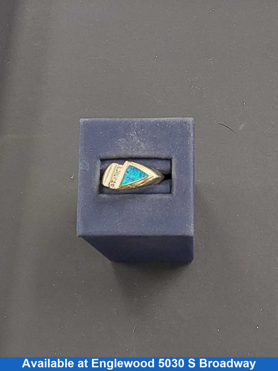 Women's Ring - Yellow Gold 14k (.585) 4.3 grams Size 8