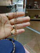 Bead Chain - Tricolor Gold 10k (.417) 7.3 grams 20 inch