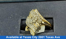 Women's Ring - Yellow Gold 10k (.417) 3.7 grams Size 6.5