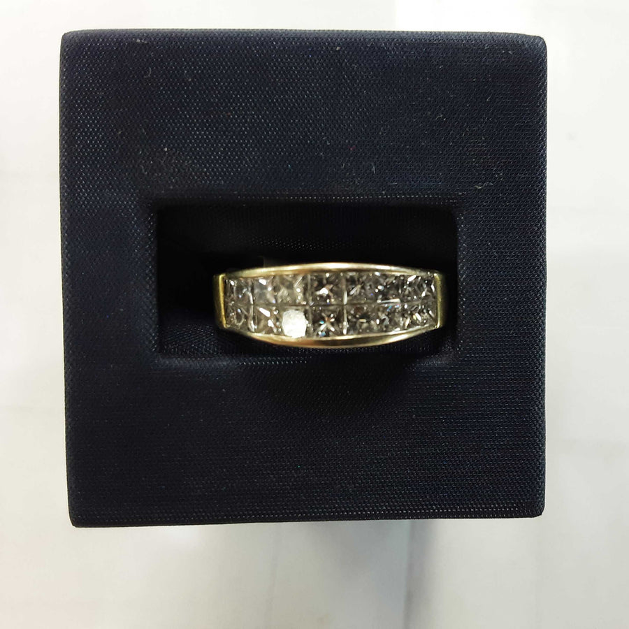 Ring - Wedding Band - Yellow Gold 18k (.750) 7.9 grams Size 7