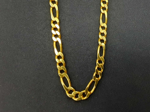 Figaro Chain - Yellow Gold 14k (.585) 19.3 grams 20 inch