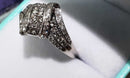 Women's Ring - White Gold 10k (.417) 3.1 grams Size 8.5