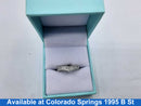 Ring - Channel Set - White Gold 10k (.417) 1.7 grams Size 6.5