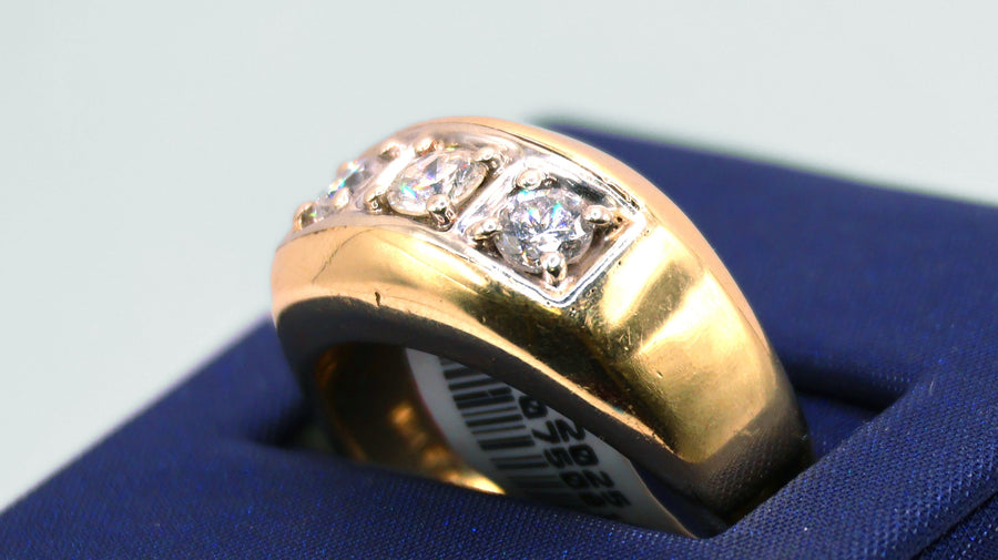 Men's Ring - Yellow Gold 14k (.585) 10.6 grams Size 10