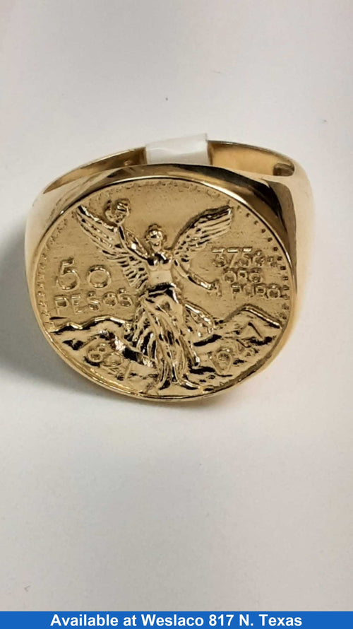 Men's Ring - Yellow Gold 10k (.417) 5.2 grams Size 10.5