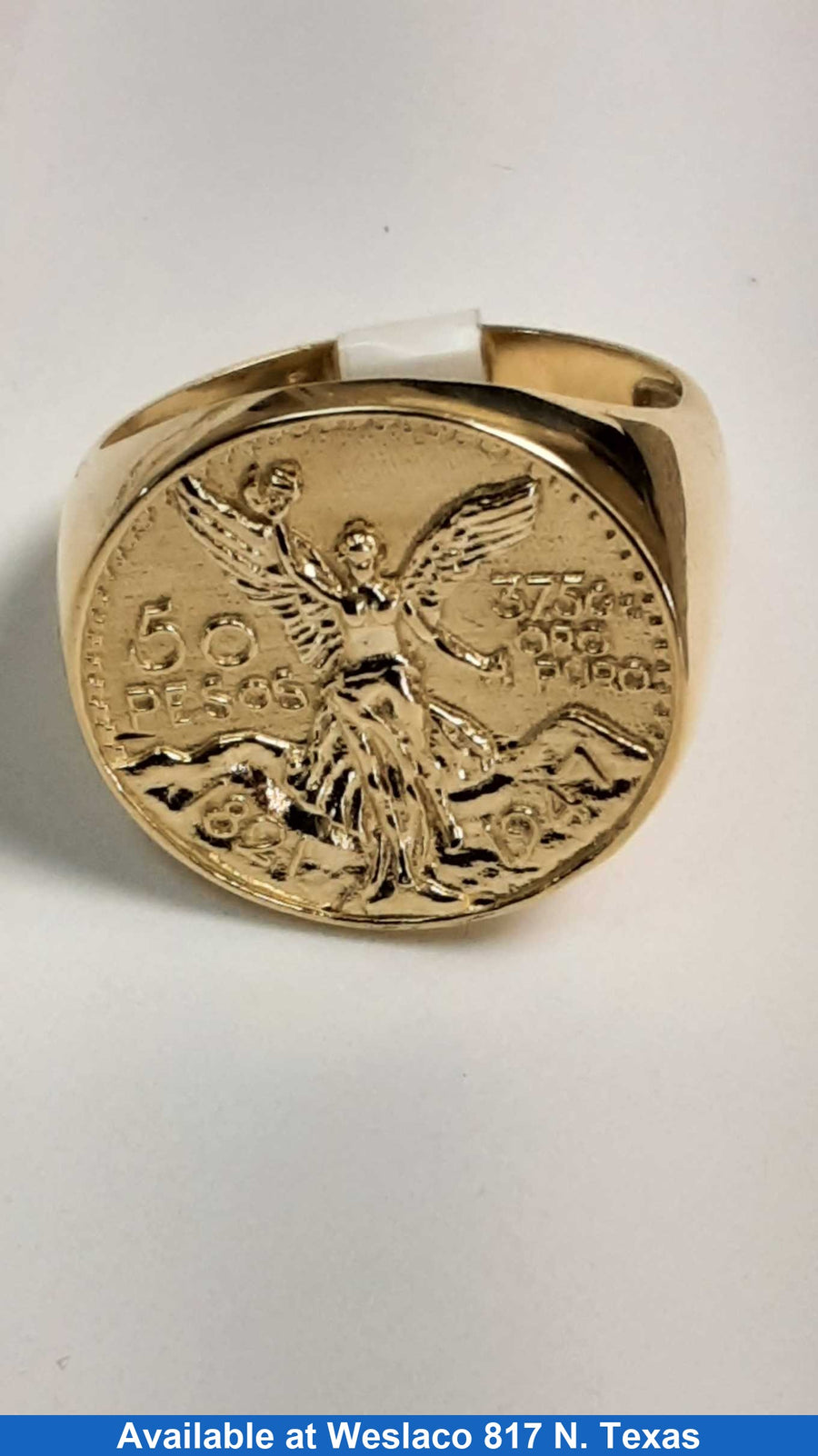 Men's Ring - Yellow Gold 10k (.417) 5.2 grams Size 10.5