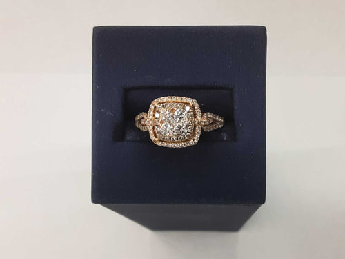 Ring - Engagement Set - Rose Gold 14k (.585) 3.5 grams Size 20