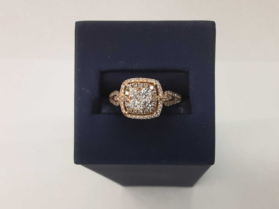 Ring - Engagement Set - Rose Gold 14k (.585) 3.5 grams Size 20