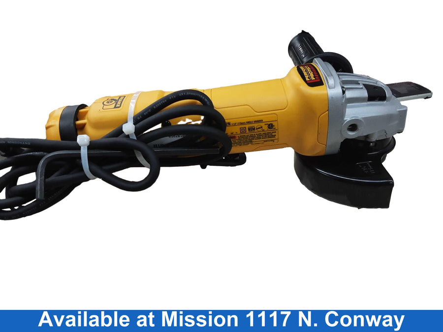 Dewalt Dwe4222n Yellow Corded Grinder