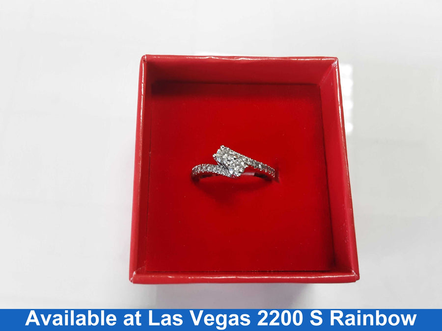 Women's Ring - White Gold 14k (.585) 3.3 grams Size 5.5