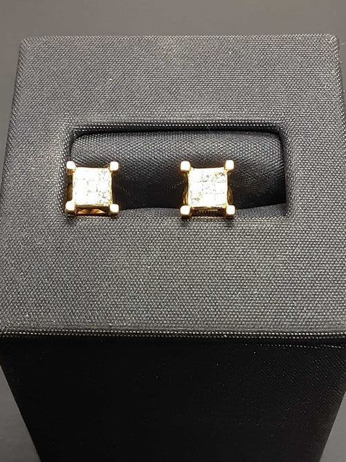 Earrings - Yellow Gold 14k (.585) 1.3 grams