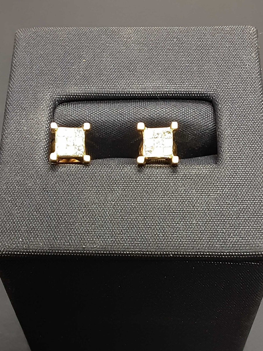 Earrings - Yellow Gold 14k (.585) 1.3 grams