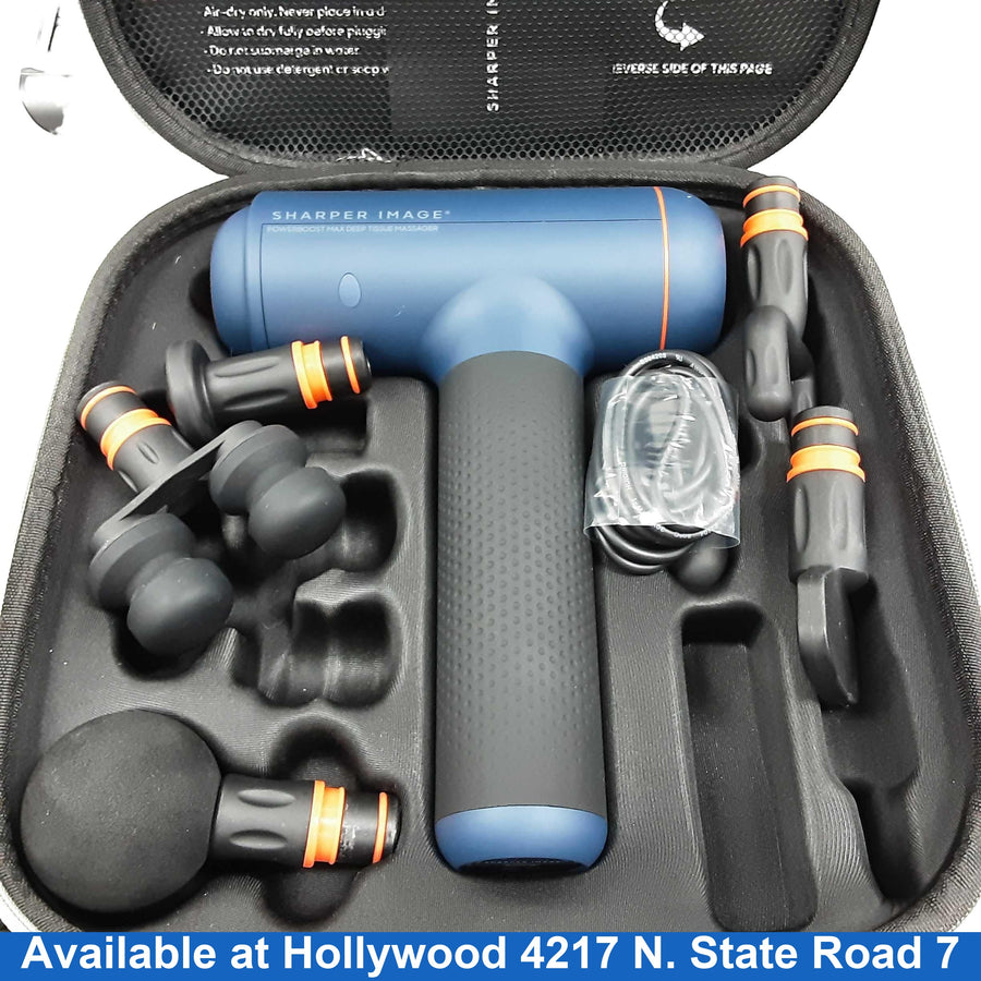 Sharper Image Powerboost Max Deep Tissue Massager Blue Other Collectible