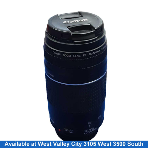 Canon Ef 75-300 Mm Black Photographic Lens