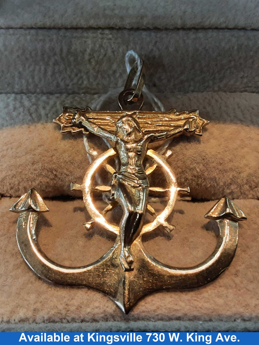 Religious Pendant - Yellow Gold 10k (.417) 2.9 grams