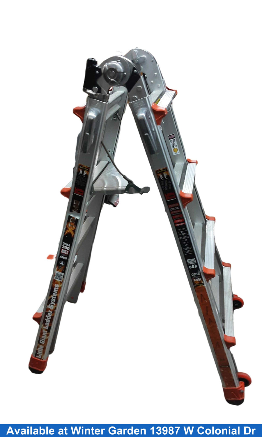 Little Giant Megalite 17 Silver Multi-Purpose Ladder