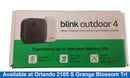 Blink Outdoor 4 Black Security Camera Only